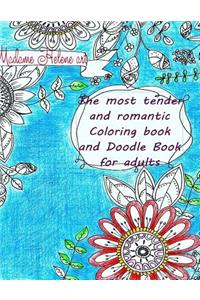 most tender and romantic Coloring book and Doodle Book