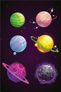 Spaced Out 2 Blank Book