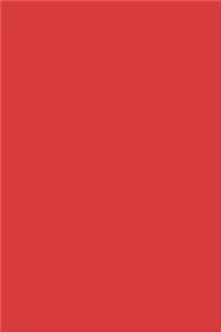 Jasper Color Journal Simple Plain All Jasper Red