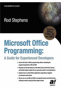 Microsoft Office Programming