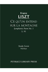 Ce qu'on entend sur la montagne, S.95