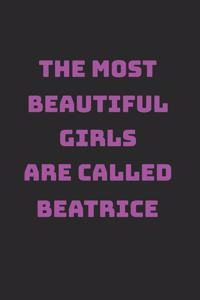 Beatrice Girl Woman Notebook