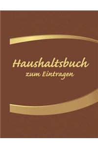 Haushaltsbuch zum Eintragen