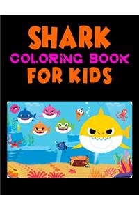 Shark Coloring Book For kids