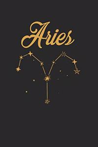 Aries Zodiac Notebook - Birthday Boy Journal Planner