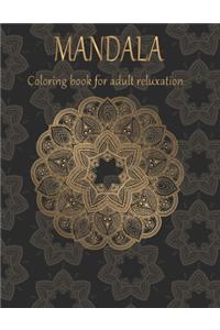 MANDALA coloring book for Adult reluxation