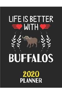 Life Is Better With Buffalos 2020 Planner