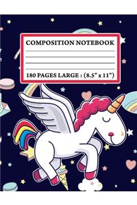 Unicorn Composition Notebook