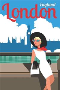 London Travel Notebook [Lined] [6x9] [110 pages]