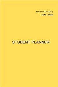 2019-2020 Academic Diary Week to View A5 Organiser Planner