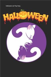 Halloween cat Ying Yang