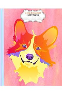 Corgi Splashart Notebook