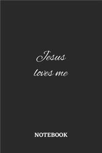 Jesus Loves Me Notebook
