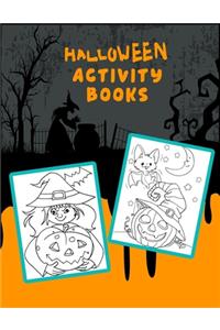 Halloween activity books