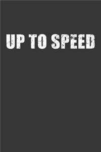 Up To Speed Notebook