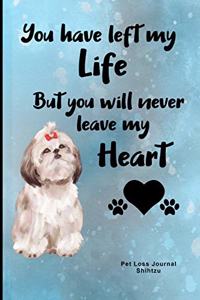 Pet Loss Journal Shihtzu