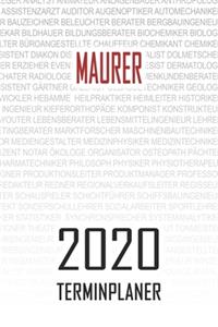 Maurer - 2020 Terminplaner