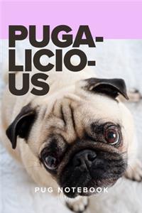 Pugalicious Pug Notebook