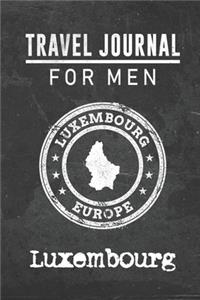 Travel Journal for Men Luxembourg