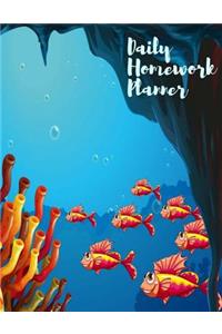 Daily Homework Planner: Daily Assignment for Students, Great Way for Kids to Stay Organized with Their School Tasks, 120 Pages 8.5x11