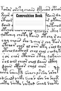 Voynich Manuscript Composition Notebook