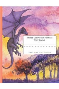 Primary Composition Notebook Story Journal: Educational Writing and Drawing Handwriting Activity Workbook