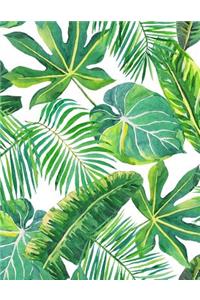 2019 Palm Leaves Weekly Monthly Planner