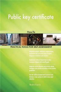 Public key certificate