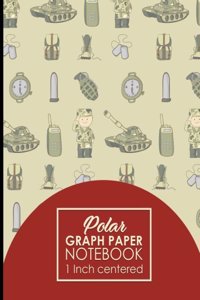 Polar Graph Paper Notebook