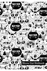 Meow Cat Notebook