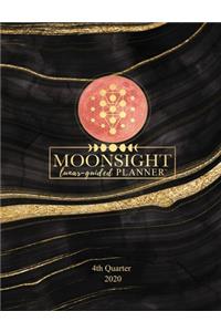 Moonsight 90-Day Moon Phase Daily Guide - 4th Quarter 2020 (Obsidian Shadow)