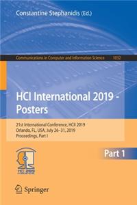 HCI International 2019 - Posters