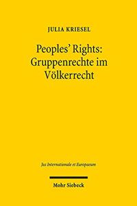 Peoples' Rights: Gruppenrechte im Volkerrecht