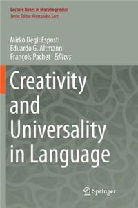 Creativity and Universality in Language