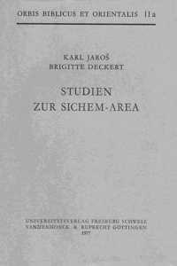 Studien Zur Sichem-Area