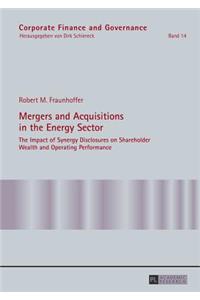 Mergers and Acquisitions in the Energy Sector