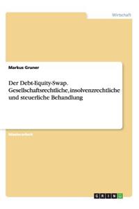 Debt-Equity-Swap. Gesellschaftsrechtliche, insolvenzrechtliche und steuerliche Behandlung