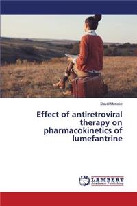 Effect of antiretroviral therapy on pharmacokinetics of lumefantrine