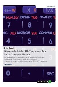 Wissenschaftliche HP-Taschenrechner im praktischen Einsatz