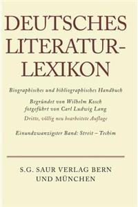 Deutsches Literatur-Lexikon, Band 21, Streit - Techim