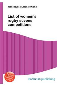 List of Women's Rugby Sevens Competitions