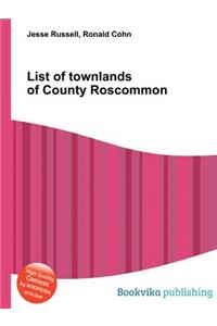 List of Townlands of County Roscommon