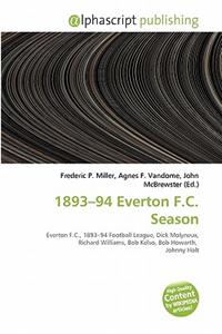 1893-94 Everton F.C. Season