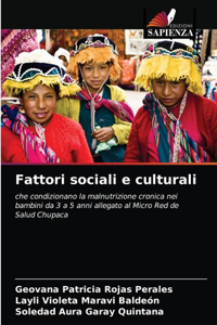 Fattori sociali e culturali