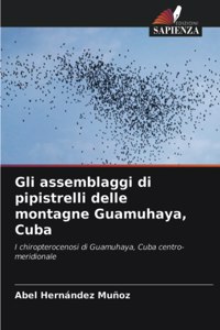 Gli assemblaggi di pipistrelli delle montagne Guamuhaya, Cuba