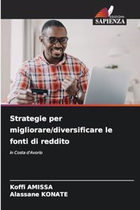 Strategie per migliorare/diversificare le fonti di reddito