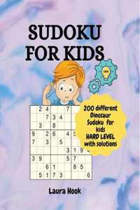 Sudoku for kids 9x9 with dinosaurs
