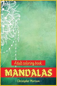 MANDALAS Adult coloring book