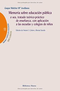 MEMORIA SOBRE EDUCACION PUBLICA