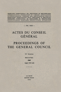 Actes Du Conseil Général Proceedings of the General Council